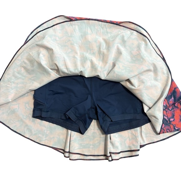 NEW Lululemon Court Rival High Rise Skirt Size 12 Tall Chroma Clash Multi - Picture 4 of 8